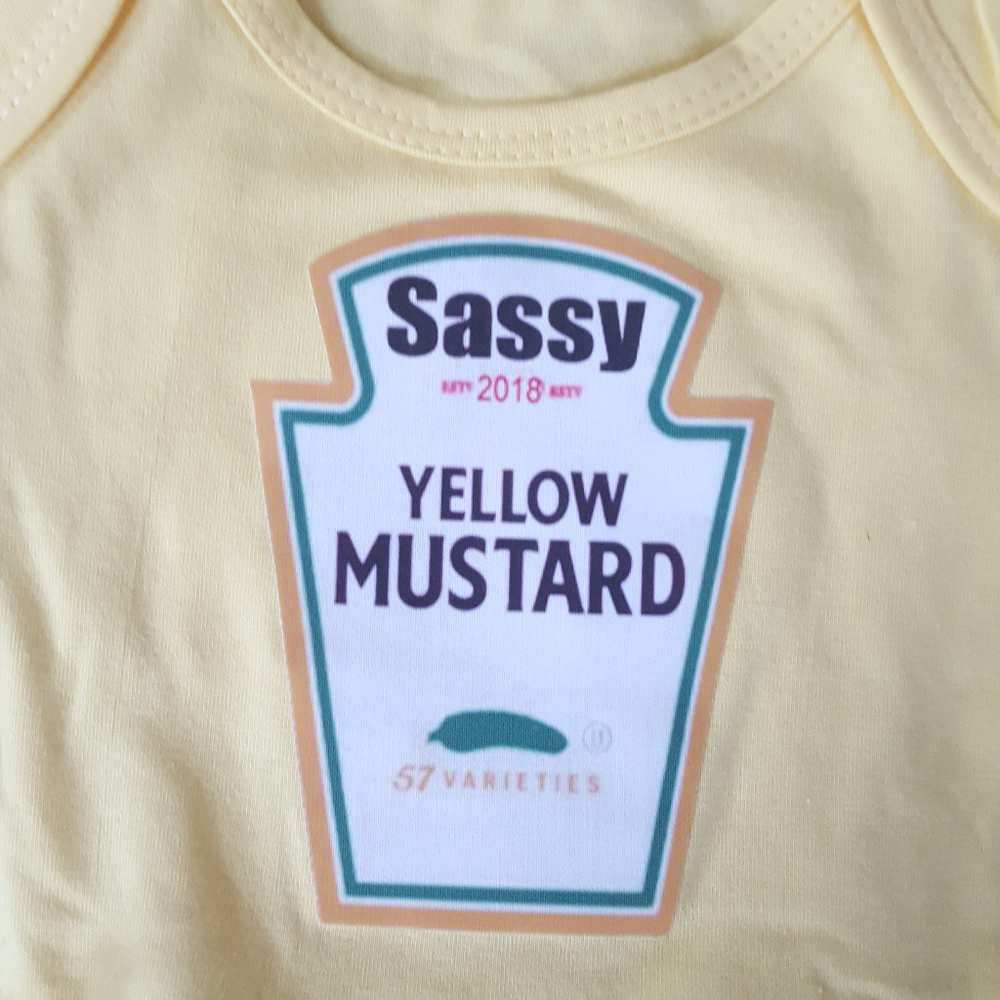 Baby Girl Halloween Mustard Costume Tutu Dress - - Picture 4 of 4